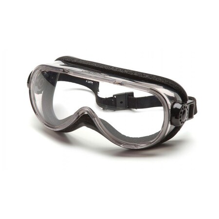 Pyramex - Goggles - Chem Splash-Clear Anti-Fog with Foam Padding G404T